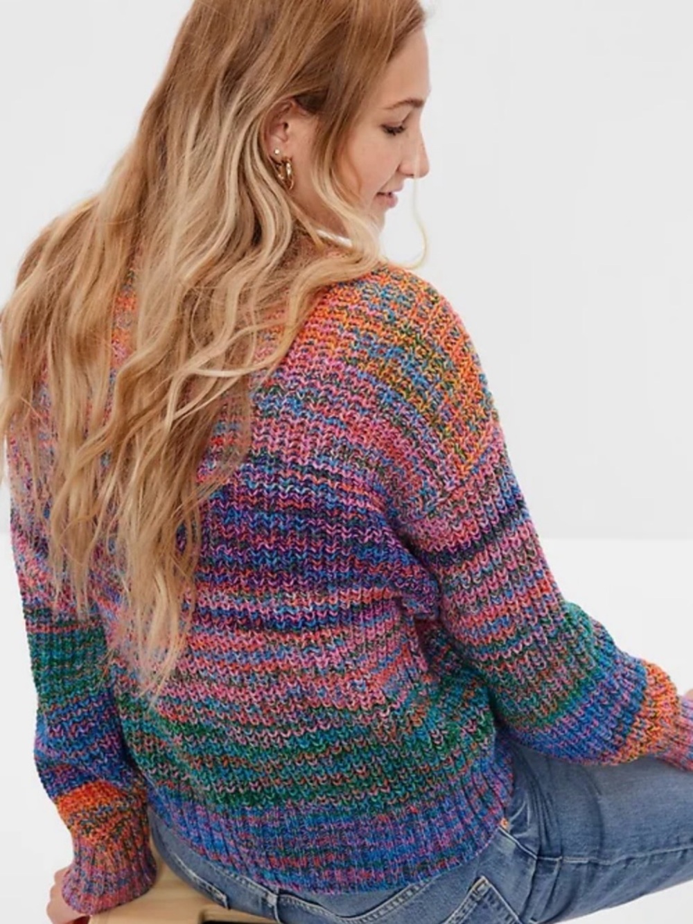 Gap multicolor cotton sweater.